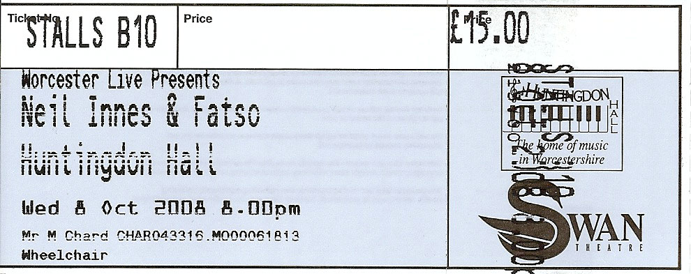 Neil Innes & Fatso Ticket